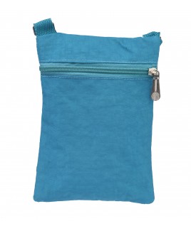 Lorenz  Nylon Small X-Body Bag with 4 Zip Pockets